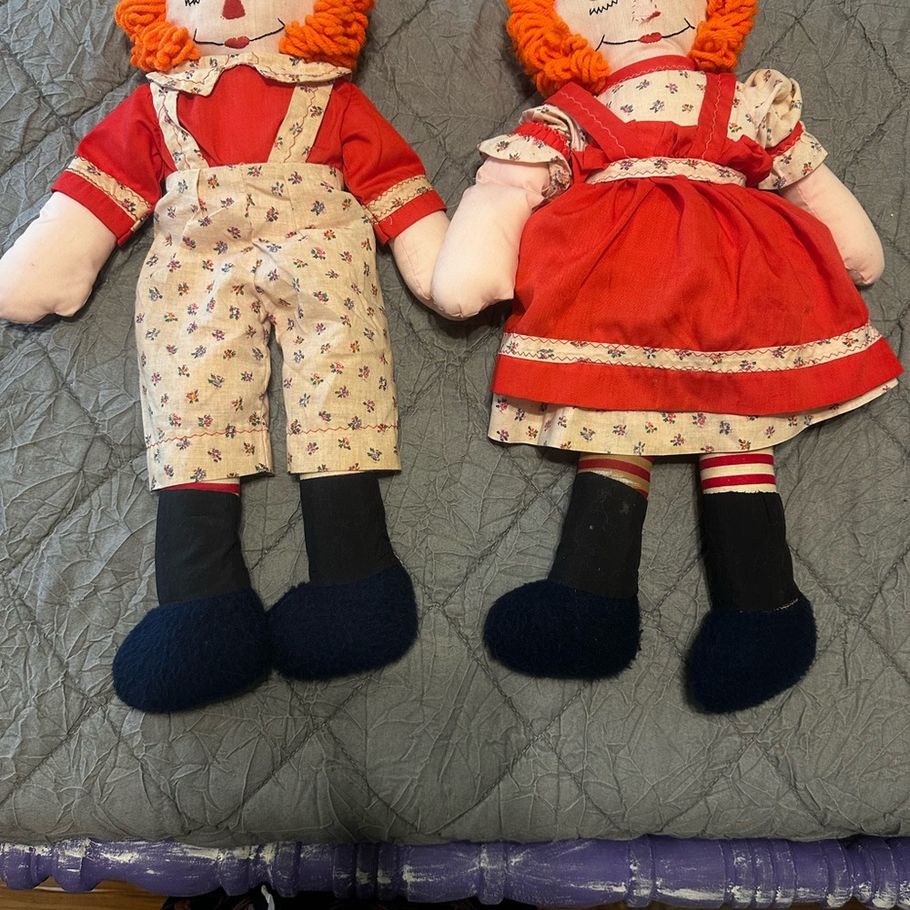 Vintage Rag Dolls Homemade